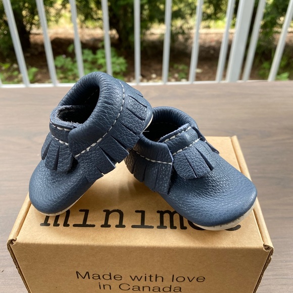 Minimoc leather baby moccasin - Picture 3 of 3